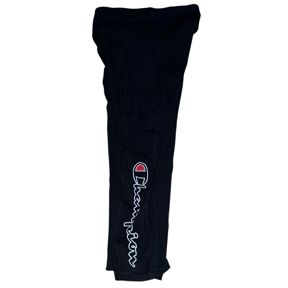 Woman’s black leggings size medium champion